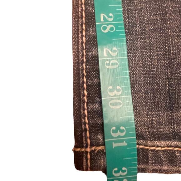 Rock Revival Jeans Mens 34 Casual Denim Embroided Distressed Boot Cut Pants - Picture 13 of 16